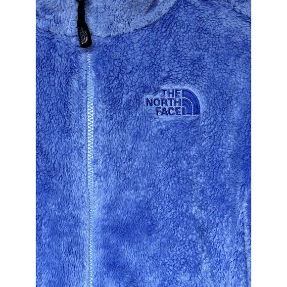 The North Face Sz S Osito Periwinkle Plush Full Zip Fleece Jacket Comfort Cozy - Picture 5 of 10